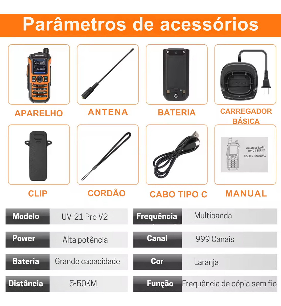 新到着 Radio Comunicador Alcance Longo Profissional Talkie Walkie ギター